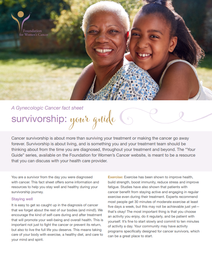 Survivorship: Your Guide Survivorship: Your Guide