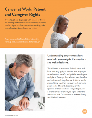 Cancer at Work: Patient and Caregiver Rights