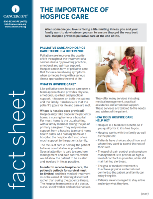 The Importance of Hospice Care