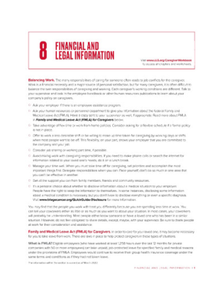 Financial and Legal Information