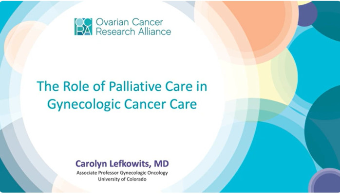 The Role of Palliative Care in Gynecologic Cancer Care