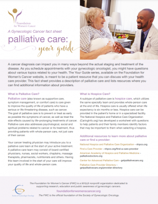 Palliative Care: Your Guide